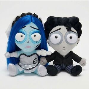 Killstar Kreeptures Corpse Bride Emily & Victor Plush Set Tim Burton Goth NWT